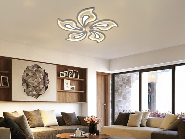 LED stropná lampa + diaľkový ovládač 125W - J3316/W 8