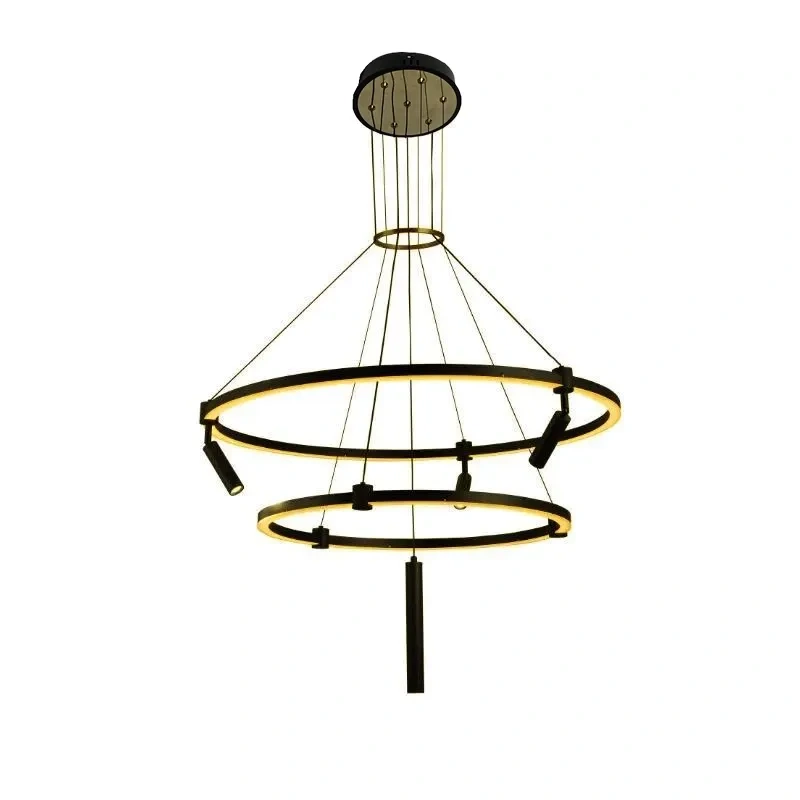 LED závesné svietidlo na lanku + diaľkový ovládač 140W - J7304/B 9