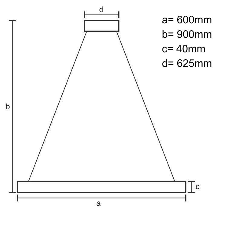 LED závesné svietidlo na lanku + diaľkový ovládač 55W - J4320/B 3