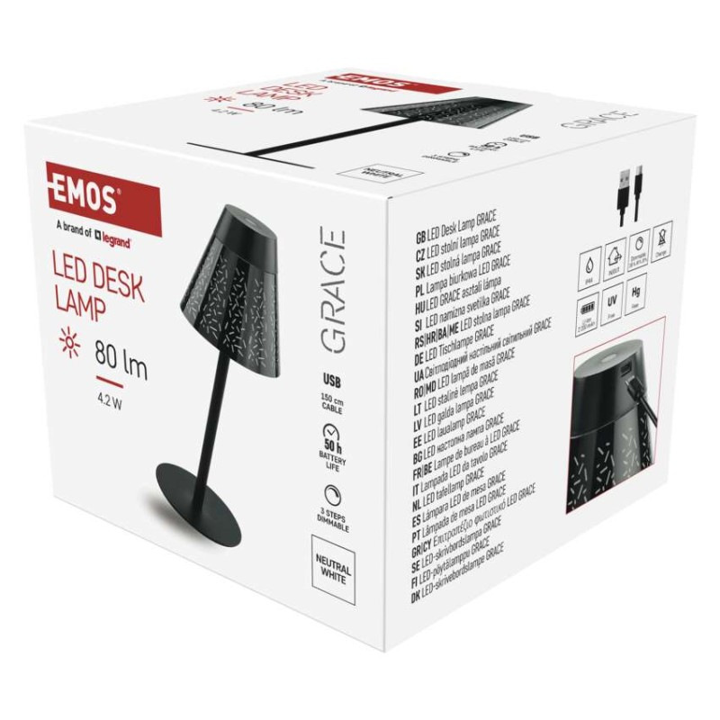 LED STOLNÍ LAMPA GRACE 2