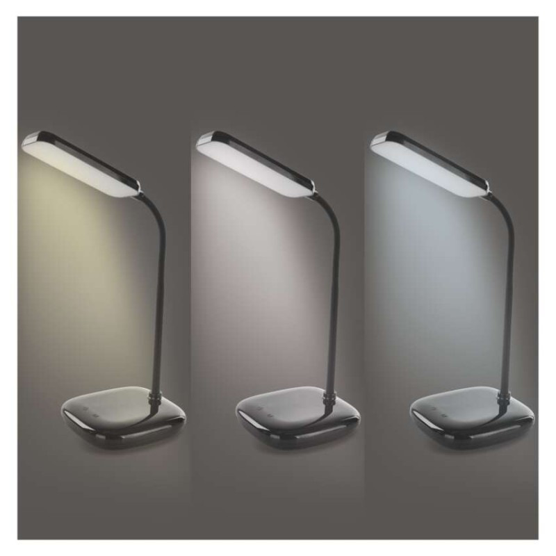 LED STOLNÍ LAMPA MOLLY ČERNÁ 13