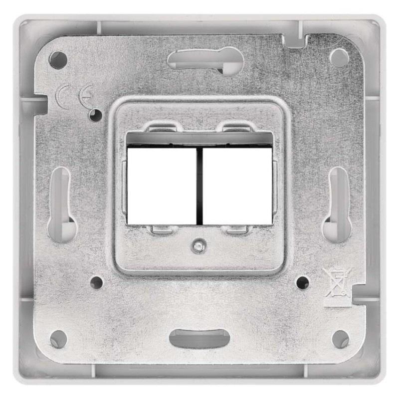 KRYT DATOVÉ ZÁSUVKY 2×RJ45 3