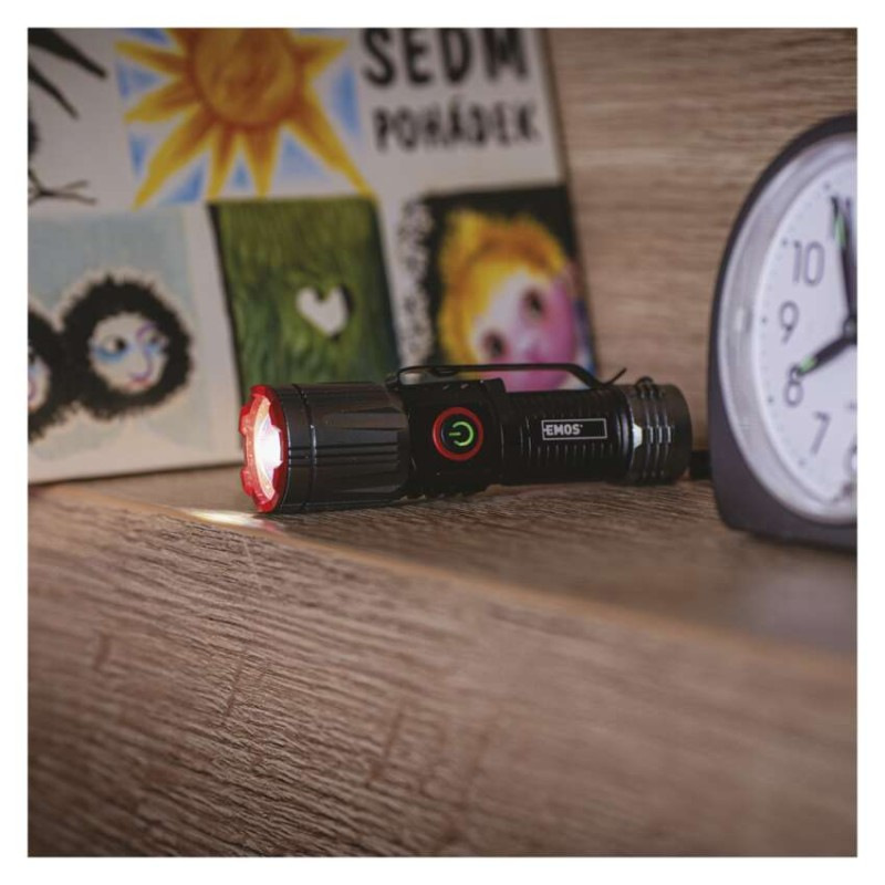 LED NABÍJECÍ SVÍTILNA KOV. SMALL 300lm, 7