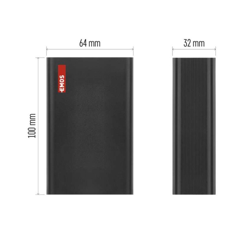 EMOS PWB NTBF20 20000MAH 65W PD 1×USB-C 1
