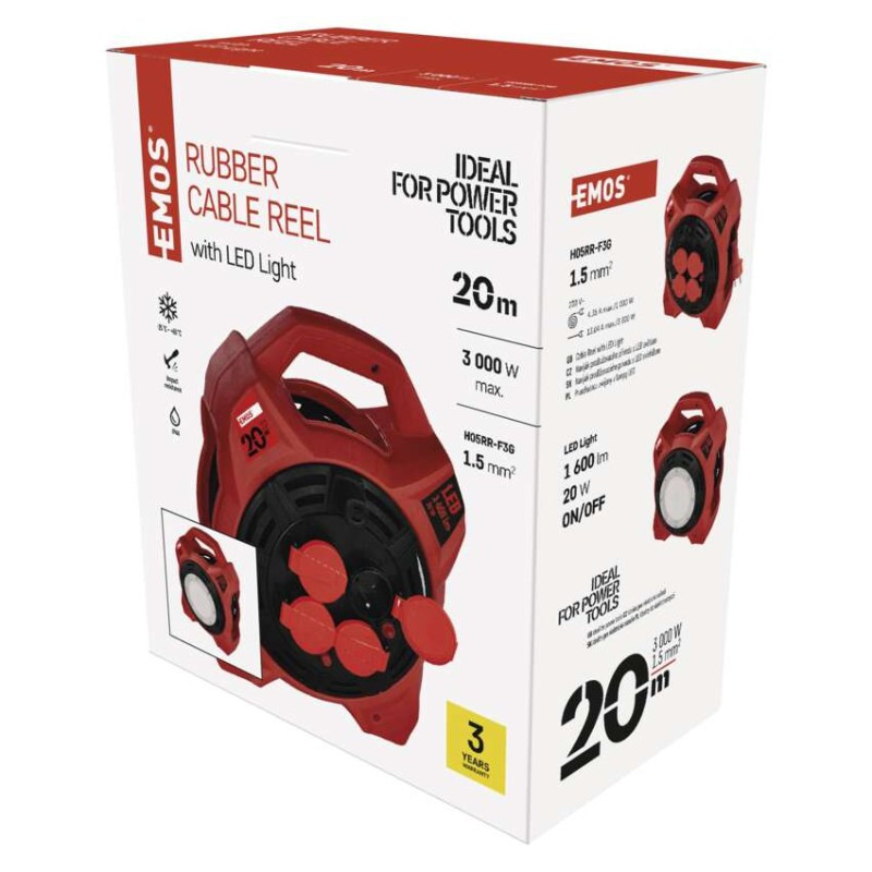 BUBEN 4Z S LED REFLEKTOREM 20M 1,5MM GUM 1