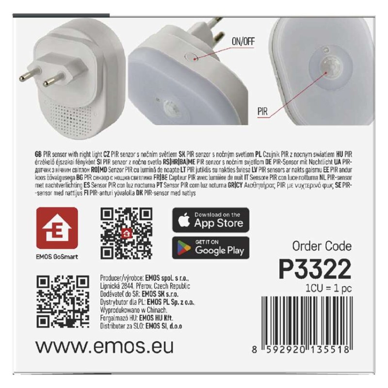 GOSMART WIFI PIR SENZOR S NOČNÍM SVĚTLEM 11