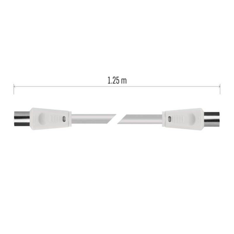 ANTÉNNÍ KOAX. KABEL 1,25M 5