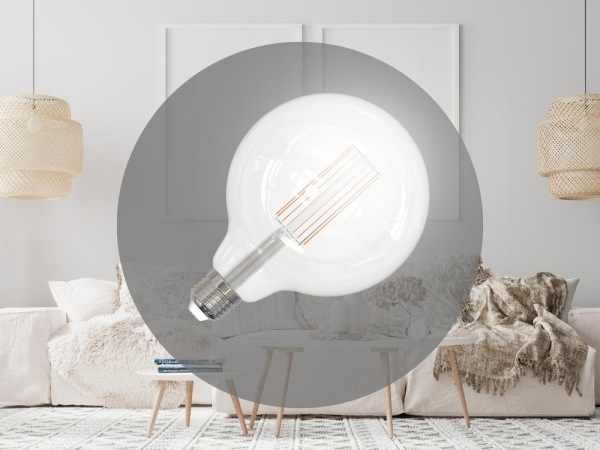 LED žiarovka / filament 18W - G125 / E27 / 4000K - ZLF924 6