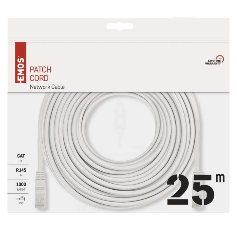 Kábel UTP Patch CAT5E PVC 25M   S9130   EMOS 2