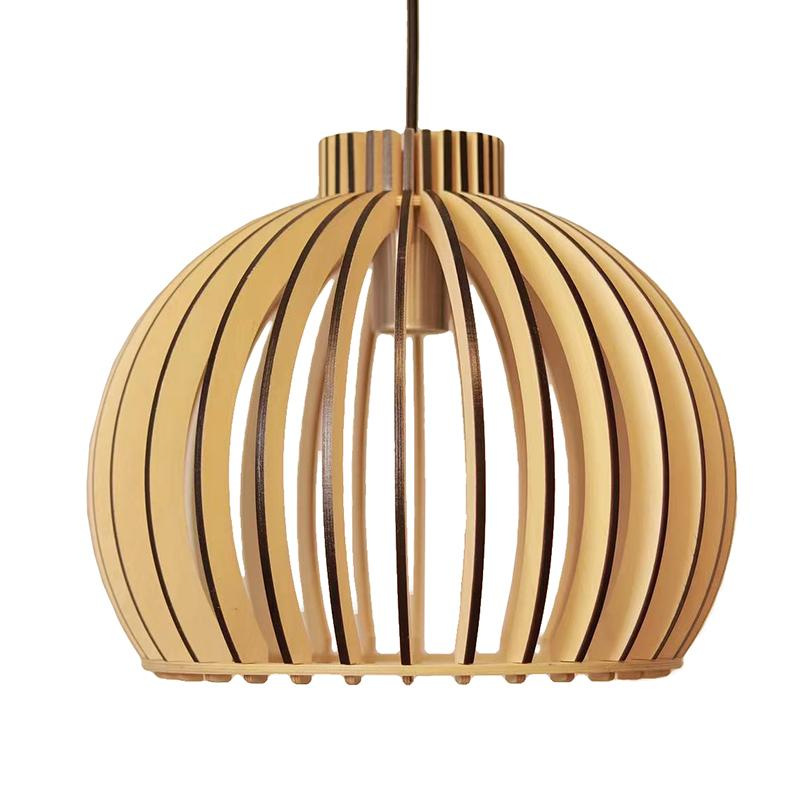 Závesný luster z masívneho dreva E27 / 330 - WRE141 6