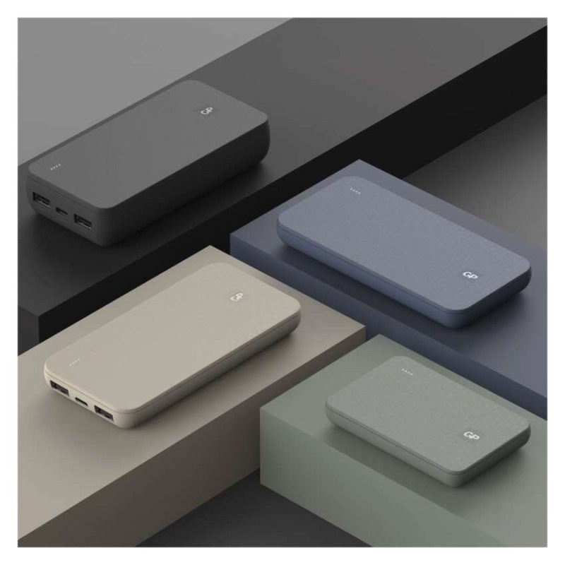 GP B+ PWB 10000mAh MODRÁ 2xUSB-A, 1xUSB- 1