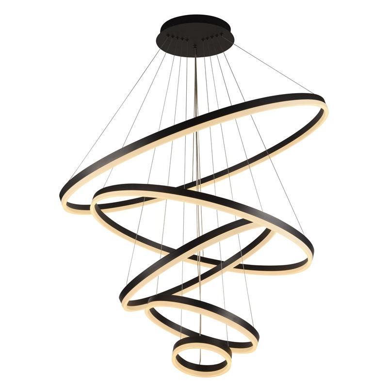 LED závesné svietidlo na lanku + diaľkový ovládač 210W - J4330/B 1