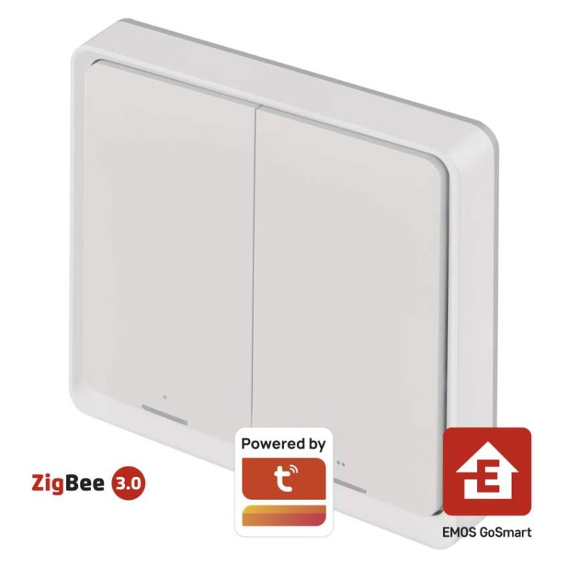 GOSMART SCÉNICKÝ VYPÍNAČ 2TL IP-2002ZW Z 14