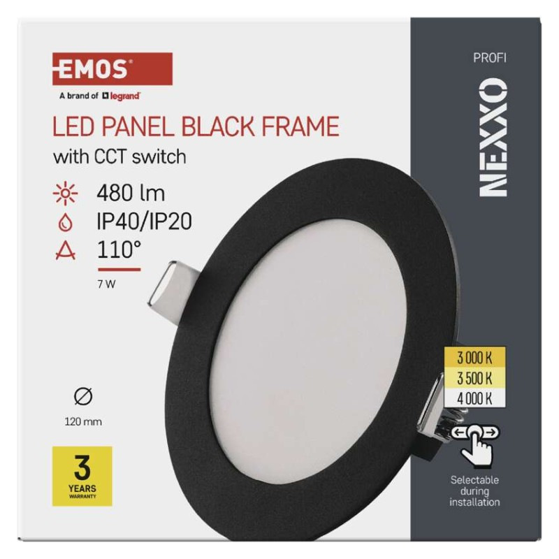 SVIETIDLO LED NEXXO VST.K. 7W CCT  ZD1323 8