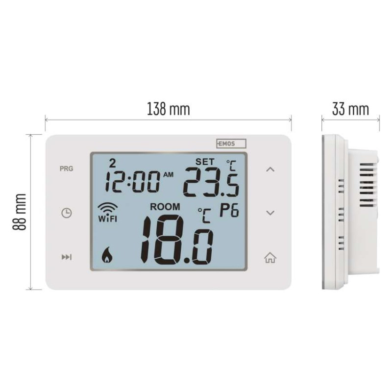 Termostat izbový GOSMARTs WIFI  P56201 4