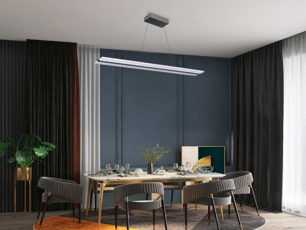 LED visiace svietidlo + diaľkový ovládač 50W - J4304/CH 5