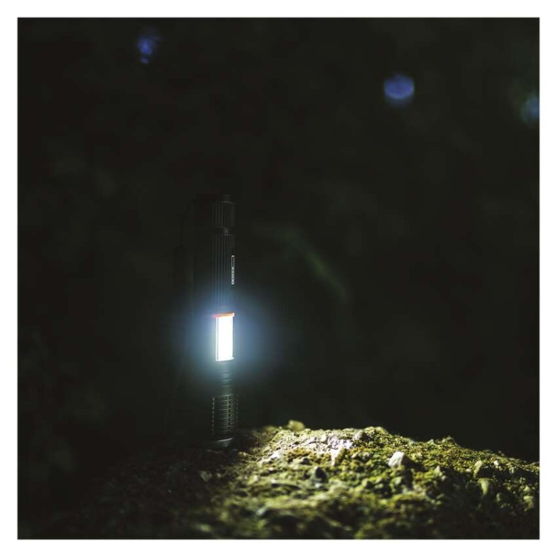 LED SVÍTILNA 5W + 3W COB 3×AAA FOKUS 1