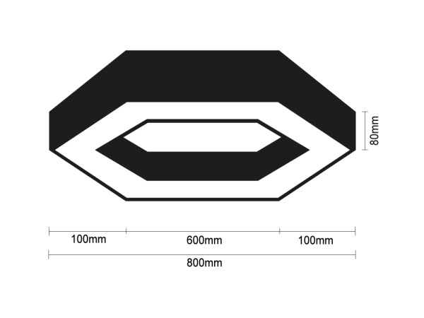 LED stropnica 70W - CL7632 6