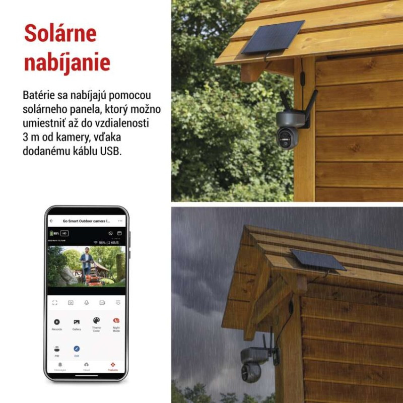 GOSMART IP KAMERA VENKOVNÍ 4G LTE IP-60 5
