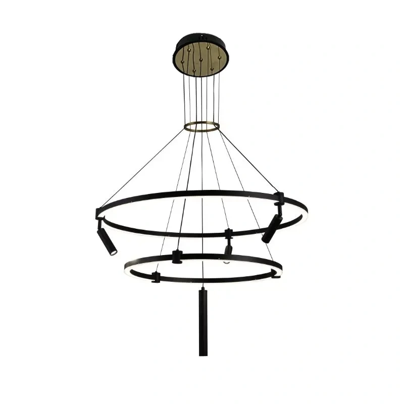 LED závesné svietidlo na lanku + diaľkový ovládač 140W - J7304/B 12