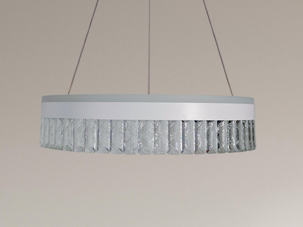 LED luxusné závesné krištáľové svietidlo s diaľkovým ovládačom 90W - TA2300/W