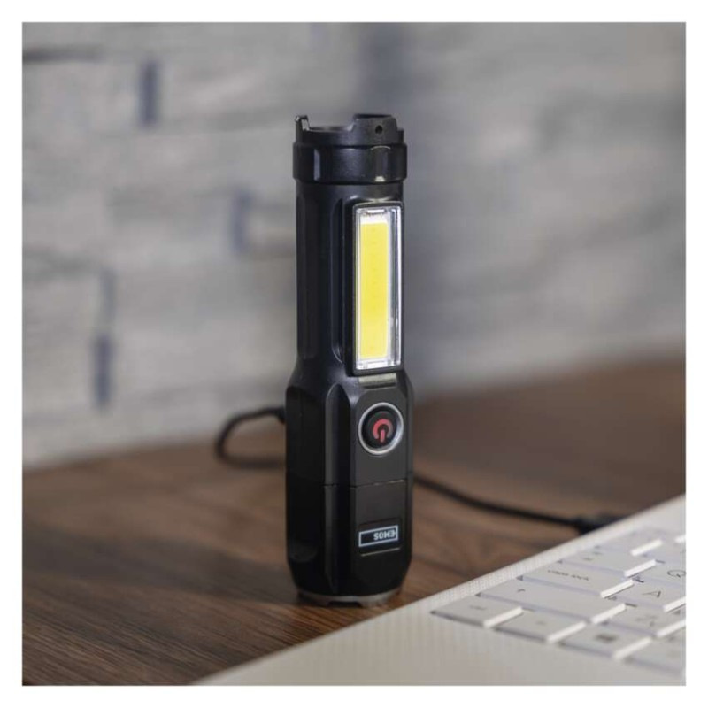 LED+COB LED NAB. SVÍTILNA 150lm 1 200mAh