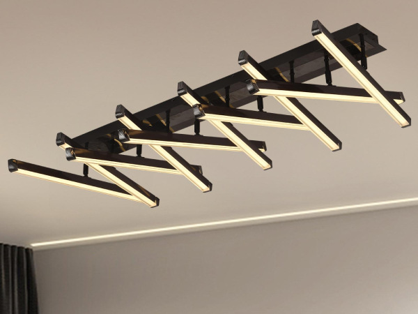 LED stropné svietidlo s diaľkovým ovládačom 125W - J3372/BCH 8