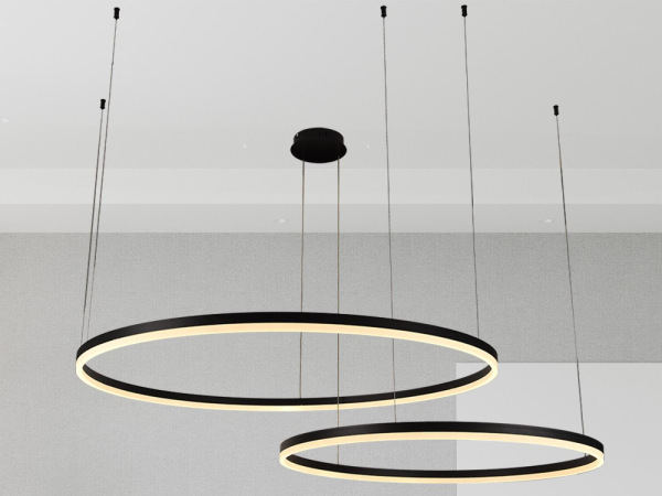 LED visiace svietidlo + diaľkový ovládač 128W - J4383/B 10