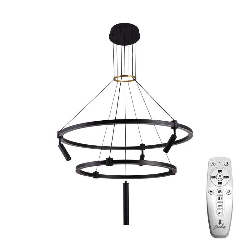 LED závesné svietidlo na lanku + diaľkový ovládač 140W - J7304/B 10