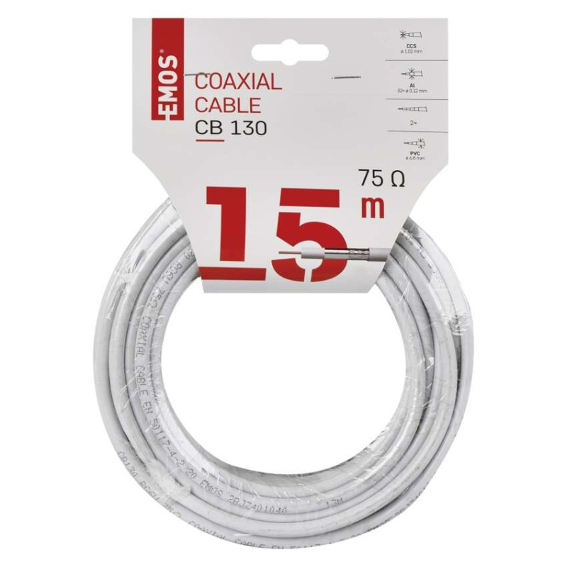 KOAXIÁLNÍ KABEL CB130 15M 3