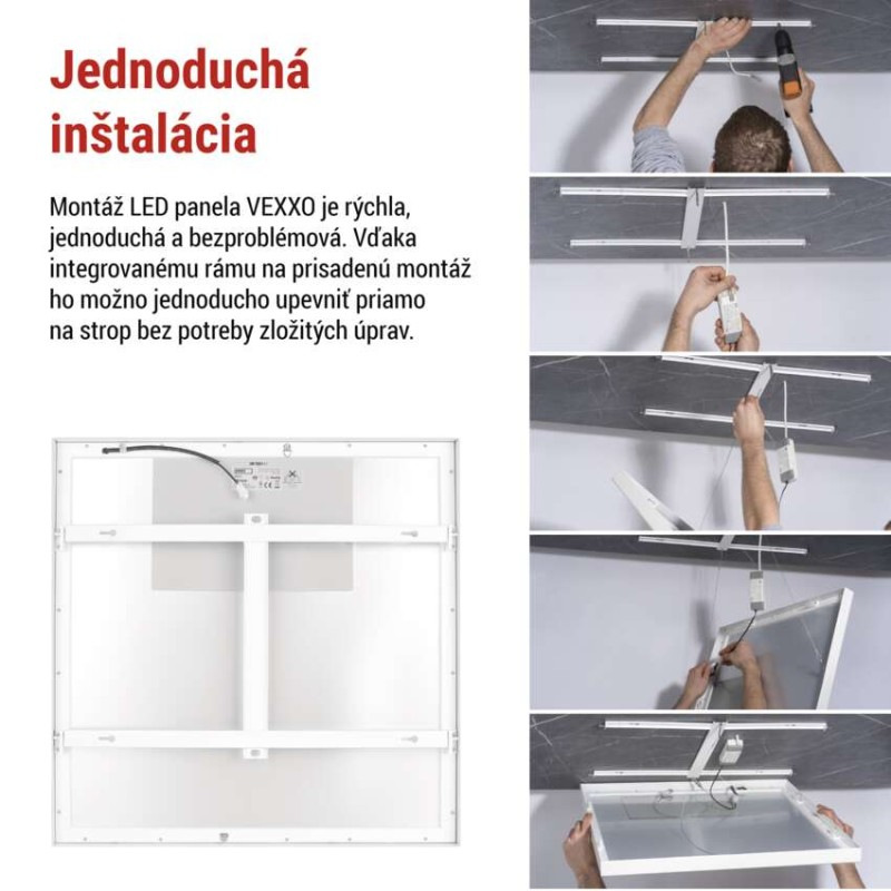 LED PANEL VEXXO P. 60×60 33W 4000LM IP20 5