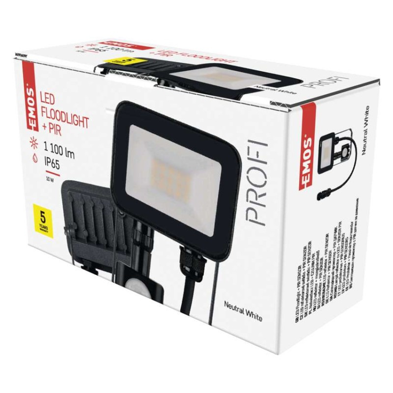 LED REFLEKTOR PROFI 10W 1100LM PIR