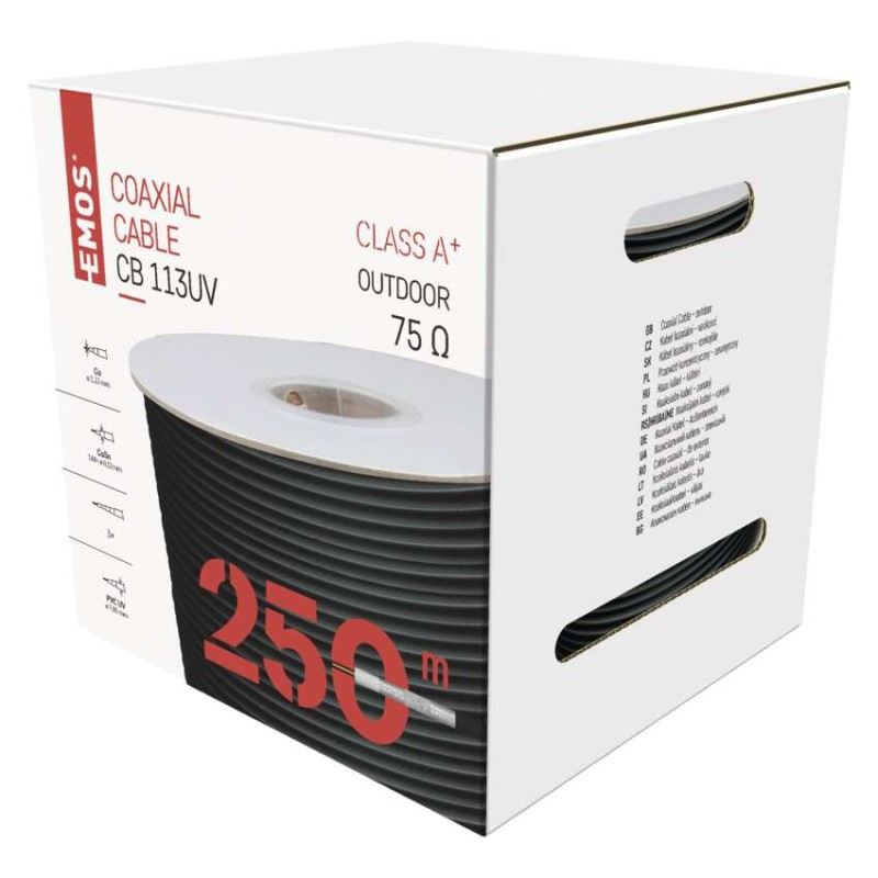KABEL KOAX.CB113UV 250M 4