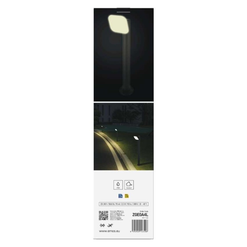 LED ZAHRADNÍ SVÍTIDLO,12,5W,IP44,900LM,S 11