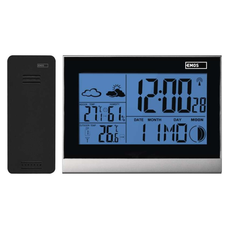 Meteostanica E3070 bezdrôtová podsvietená EMOS 3