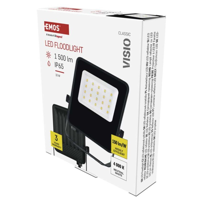 LED REFLEKTOR VISIO 10W 1500LM IP65 NW