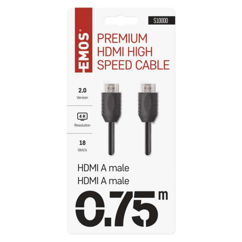 HDMI 2.0 A/M-A/M 0,75M 2