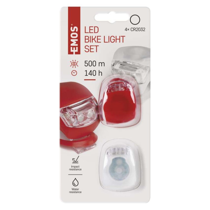 Cyklosvietidlo P3921 Silikon. LED predné+zadné EMOS 2