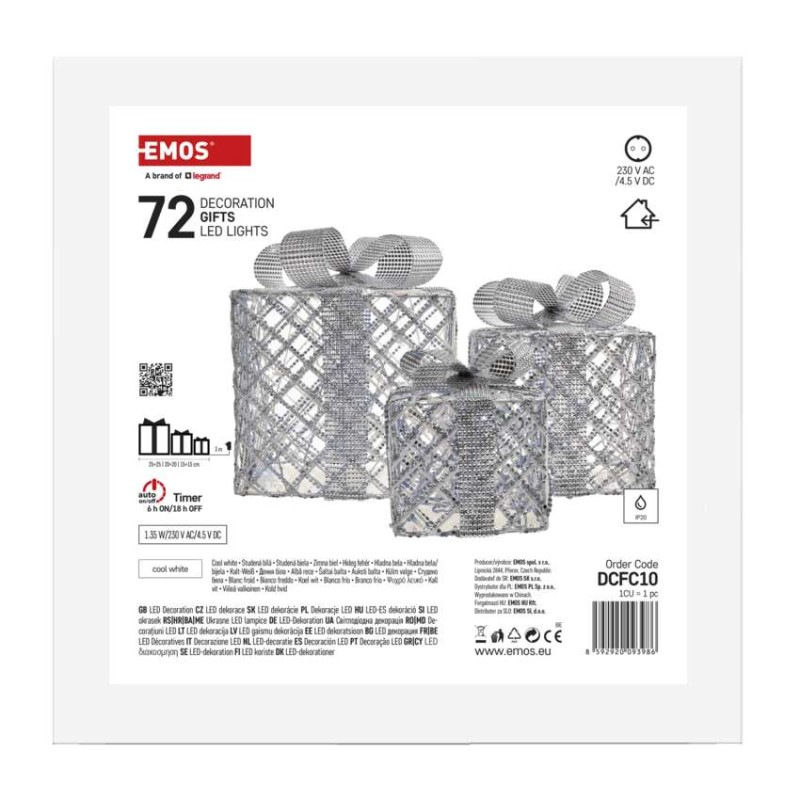LED dárky, 3 velikosti CW TIMER 6