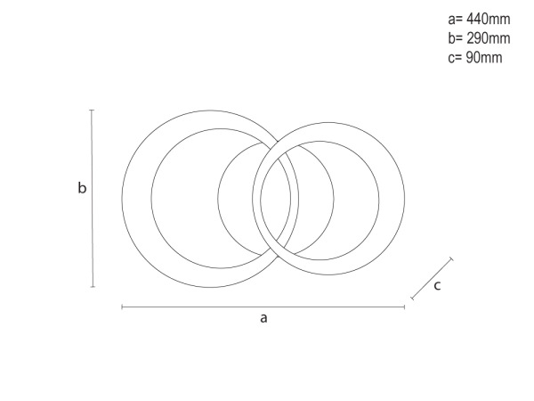 LED stropné svietidlo s diaľkovým ovládačom 35W - TA1339/B 4