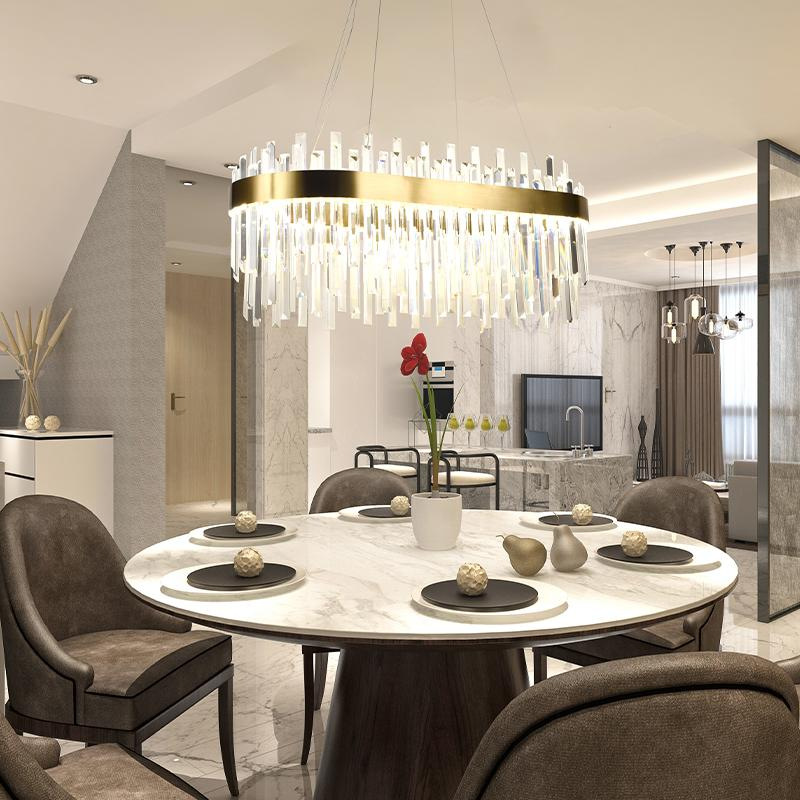 LED krištáľové svietidlo + diaľkový ovládač 100W - J6312/C 4