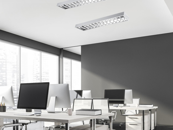 Biele žiarivkové prisadené svietidlo na 2 x T8 ( 120cm LED trubica ) - TL302 9