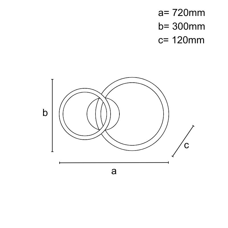 LED stropné svietidlo s diaľkovým ovládačom 55W - J3356/B 2