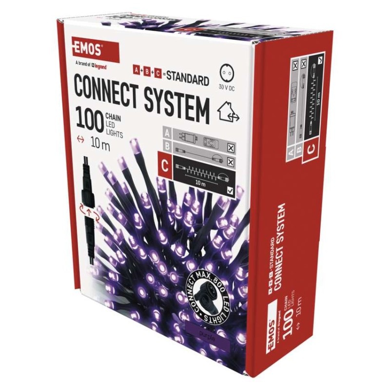 VIANOCE reťaz connect 100LED 10M IP44