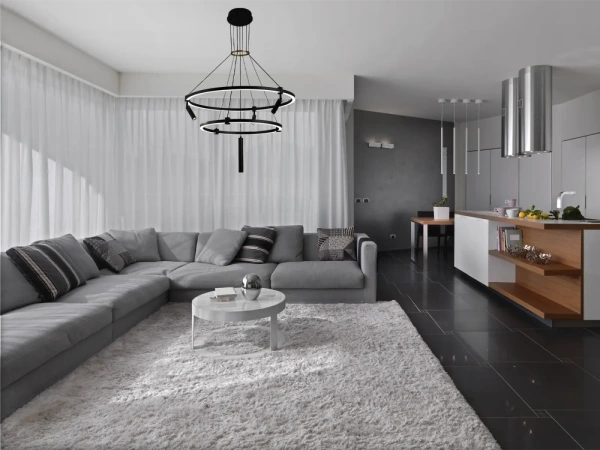 LED závesné svietidlo na lanku + diaľkový ovládač 140W - J7304/B 3