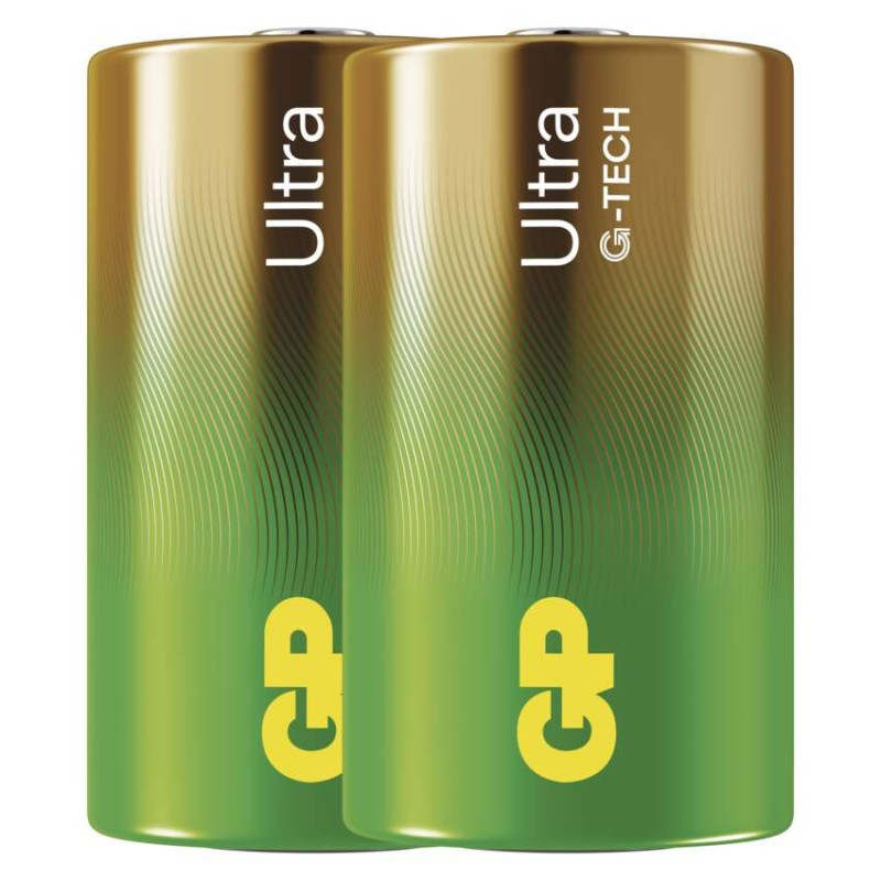 GP alk. bat. ULTRA D (LR20) 2PP