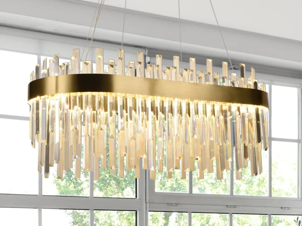 LED krištáľové svietidlo + diaľkový ovládač 100W - J6312/C 6