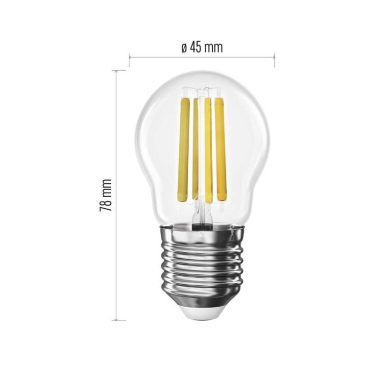 Žiarovka LED FLM MINI GL 5,9W(60W) 806lm E27 ZF6D42