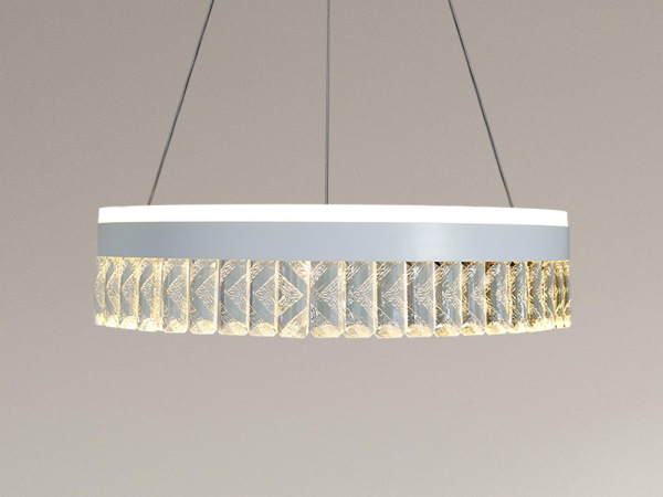 LED luxusné závesné krištáľové svietidlo s diaľkovým ovládačom 90W - TA2300/W 4