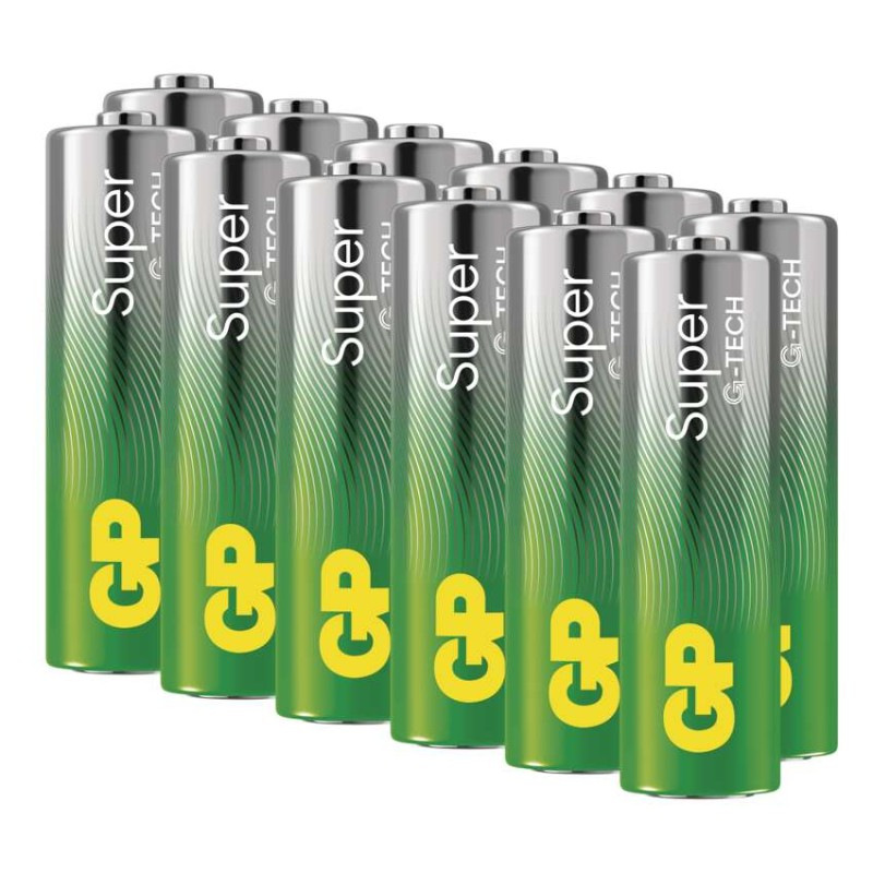 GP alk. bat. SUPER AA (LR6) 12PP MB